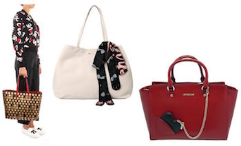 Complementos de invierno de mujer bolsos Love Moschino