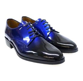 Bluchers mujer zapato-cordon-mujer-pertini-10758-degrade-azul