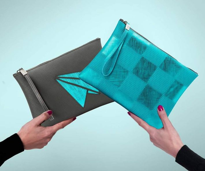 Carteras de mano gum estampados metalizados
