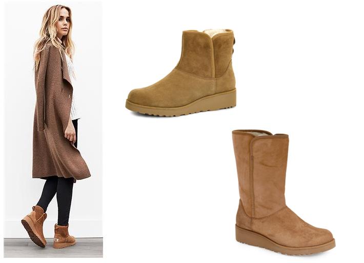 Botas de pelo Ugg cuña