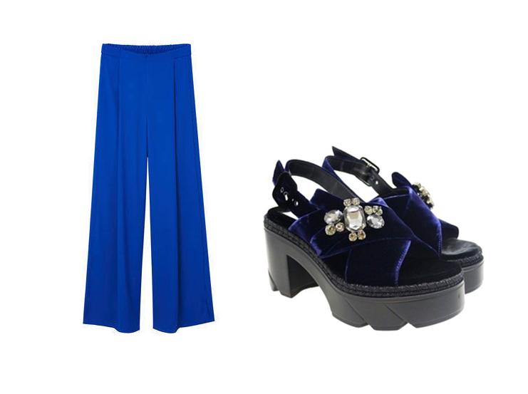 look-con-sandalias-de-terciopelo Look con sandalias de terciopelo