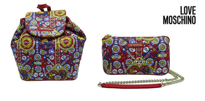 mochila-y-bolso-love-moschino-print-multicolor Mochila y bolso Love Moschino print multicolor