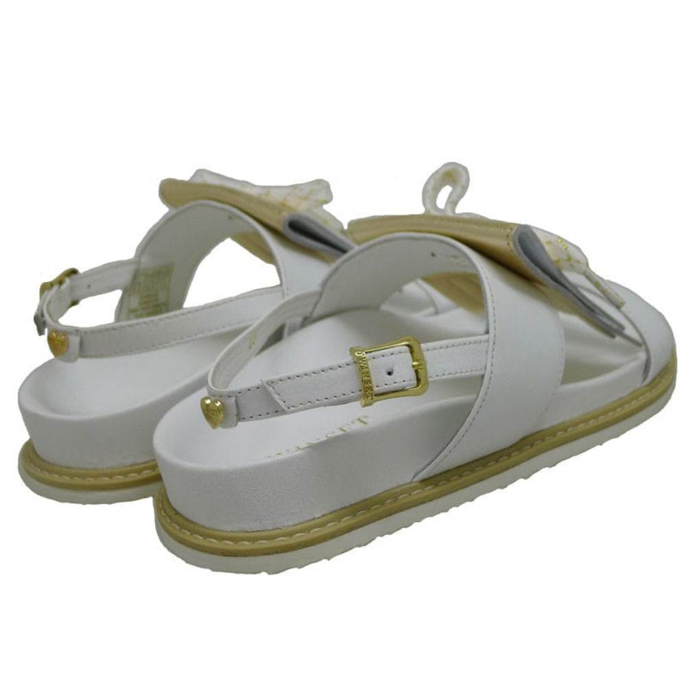 Sandalia plana mujer adorno lengüeta flecos  Twin Set HS78E2  foto 4