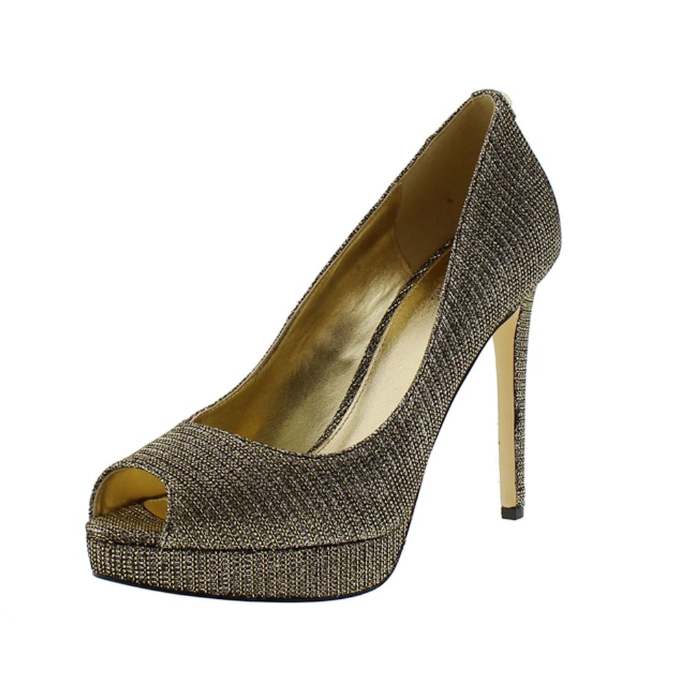 michael kors erika platform gold