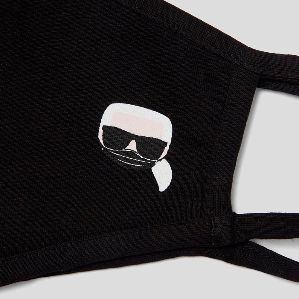 Pack dos mascarillas reutilizables Karl Lagerfeld 211W3910 foto 3