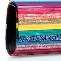 Cartera rígida mano fiesta brillante Kurt Geiger Party Envelope Multicolor foto 7