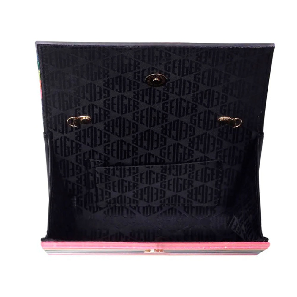 Cartera fiesta brillante cadena Kurt Geiger Party Eagle Clutch Drench Multicolor foto 3