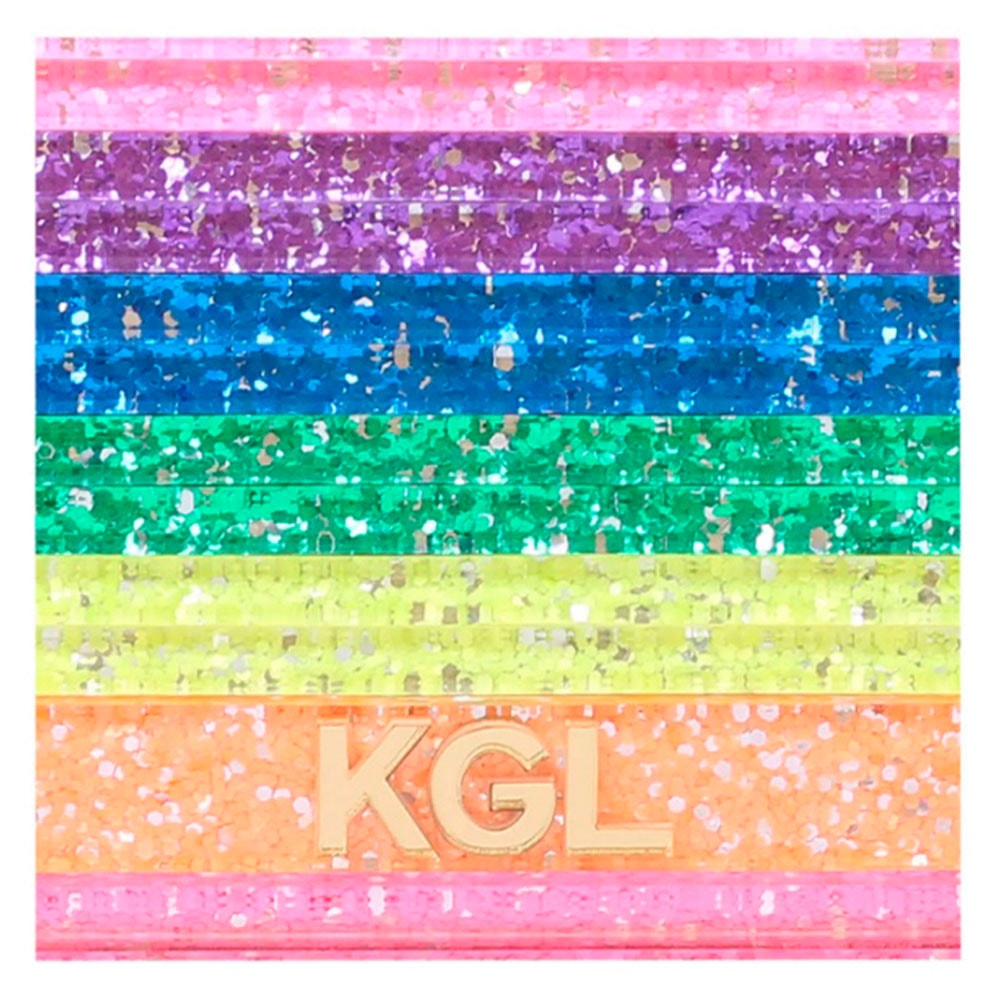 Cartera fiesta brillante cadena Kurt Geiger Party Eagle Clutch Drench Multicolor foto 4