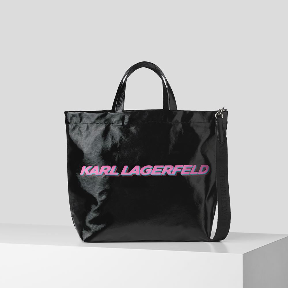 Bolso tote logo futurista Karl Lagerfeld 225W3902