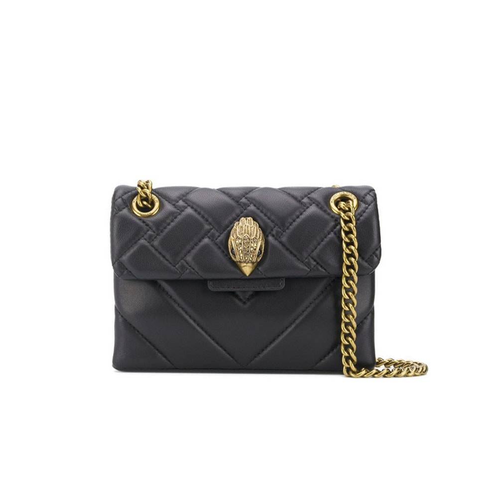 Mini bolso cruzado piel águila Kurt Geiger Negro