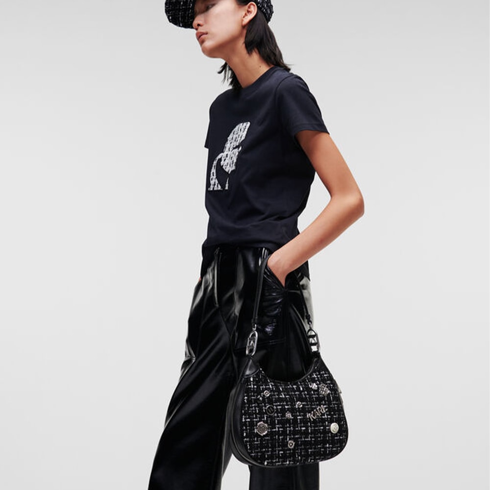 Bolso hombro boucle pins Karl Lagerfeld 226W3078 foto 3