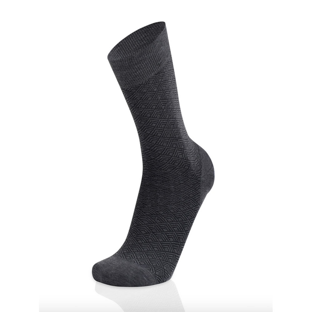 Calcetines altos caballero hilo de Escocia West Mister Maze Gris