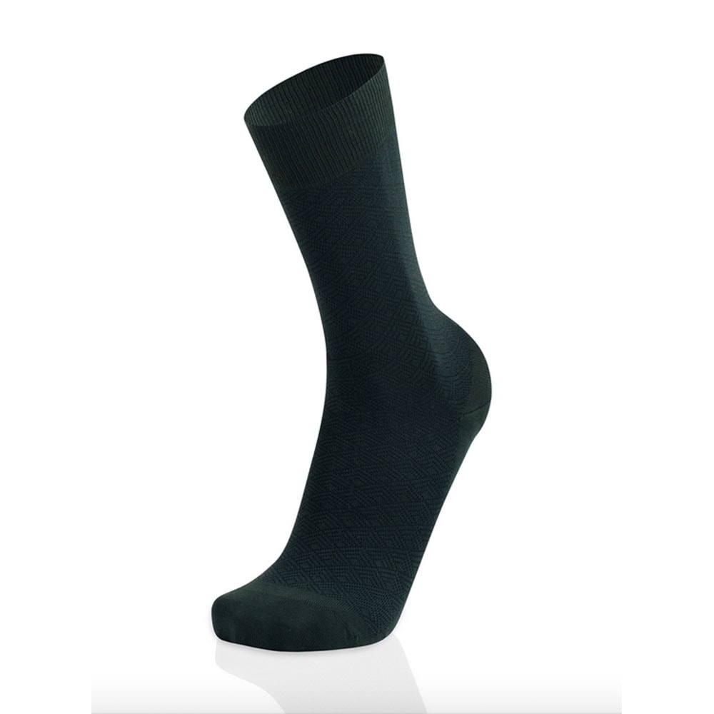 Calcetines altos caballero hilo de Escocia West Mister Maze Verde