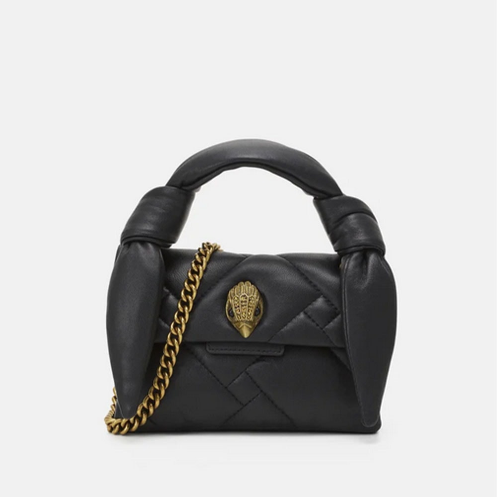 Mini bolso cadena piel Kurt Geiger Mini Kensington Handle Negro