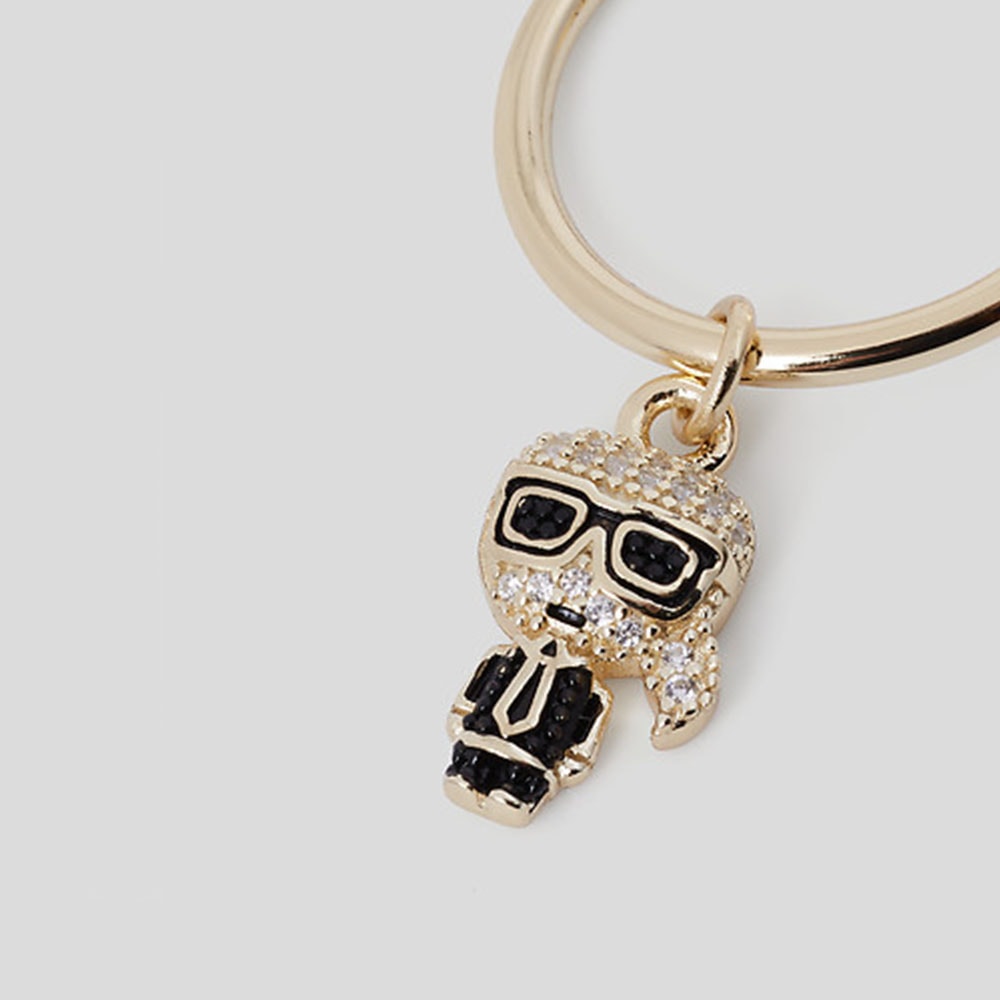 Pendientes aro charms Karl Lagerfeld 230W3928 Oro foto 3