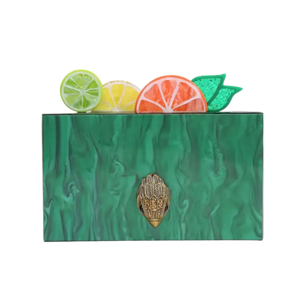 Bolso caja frutas Kurt Geiger Fruit Box Clutch