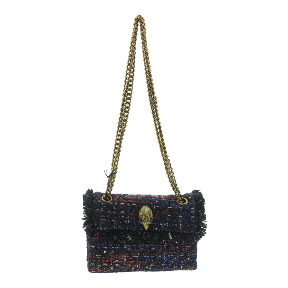 Bolso tweed cadena Kurt Geiger Tweed Mini Kensington