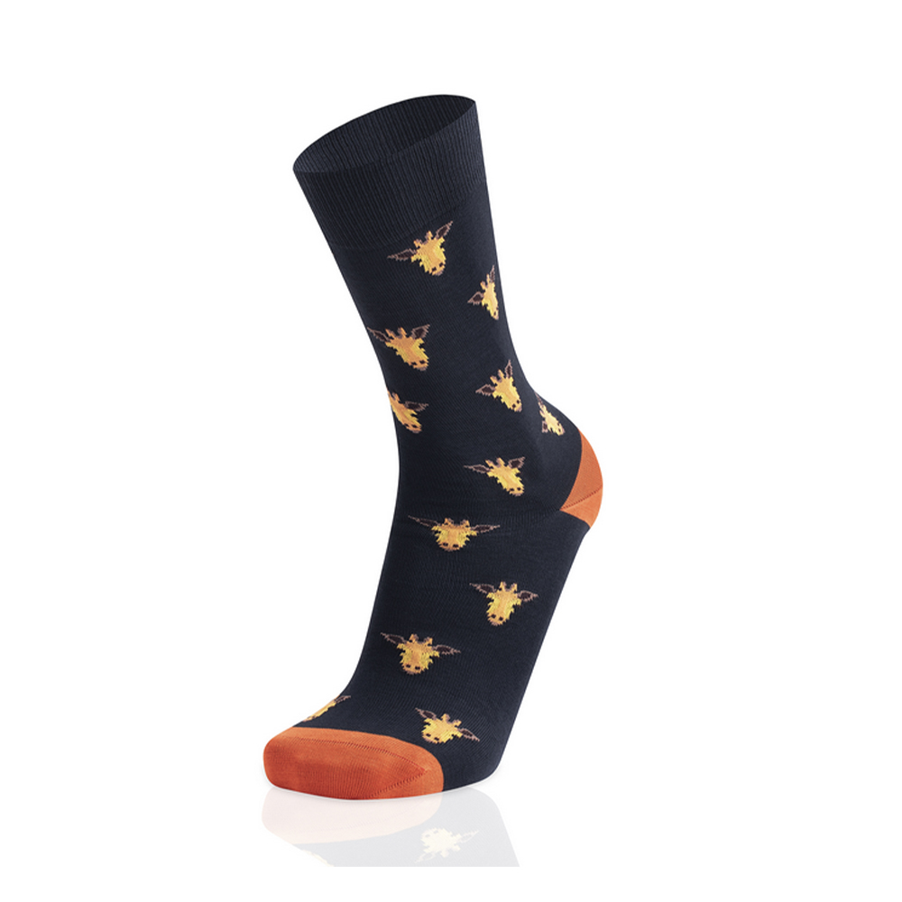 Calcetines altos algodon caballero West Mister Ankle Giraffe