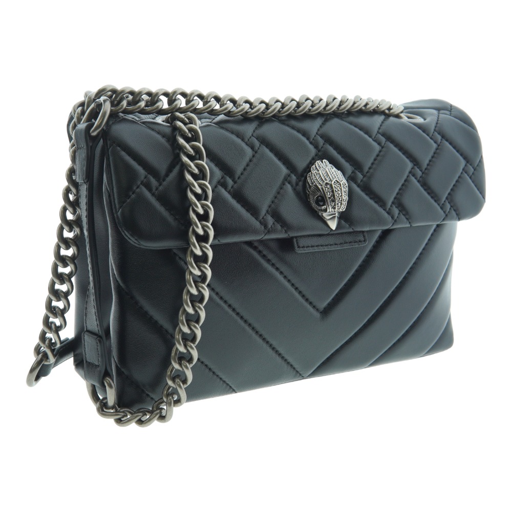 Bolso piel acolchado cadena Kurt Geiger Leather Kensington foto 2