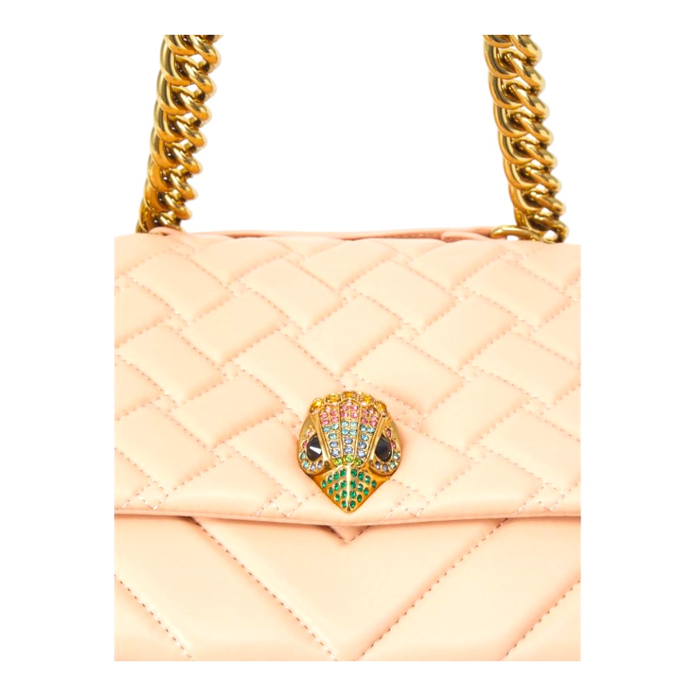 Bolso acolchado codena dorada Kurt Geiger LG Kensington L foto 4