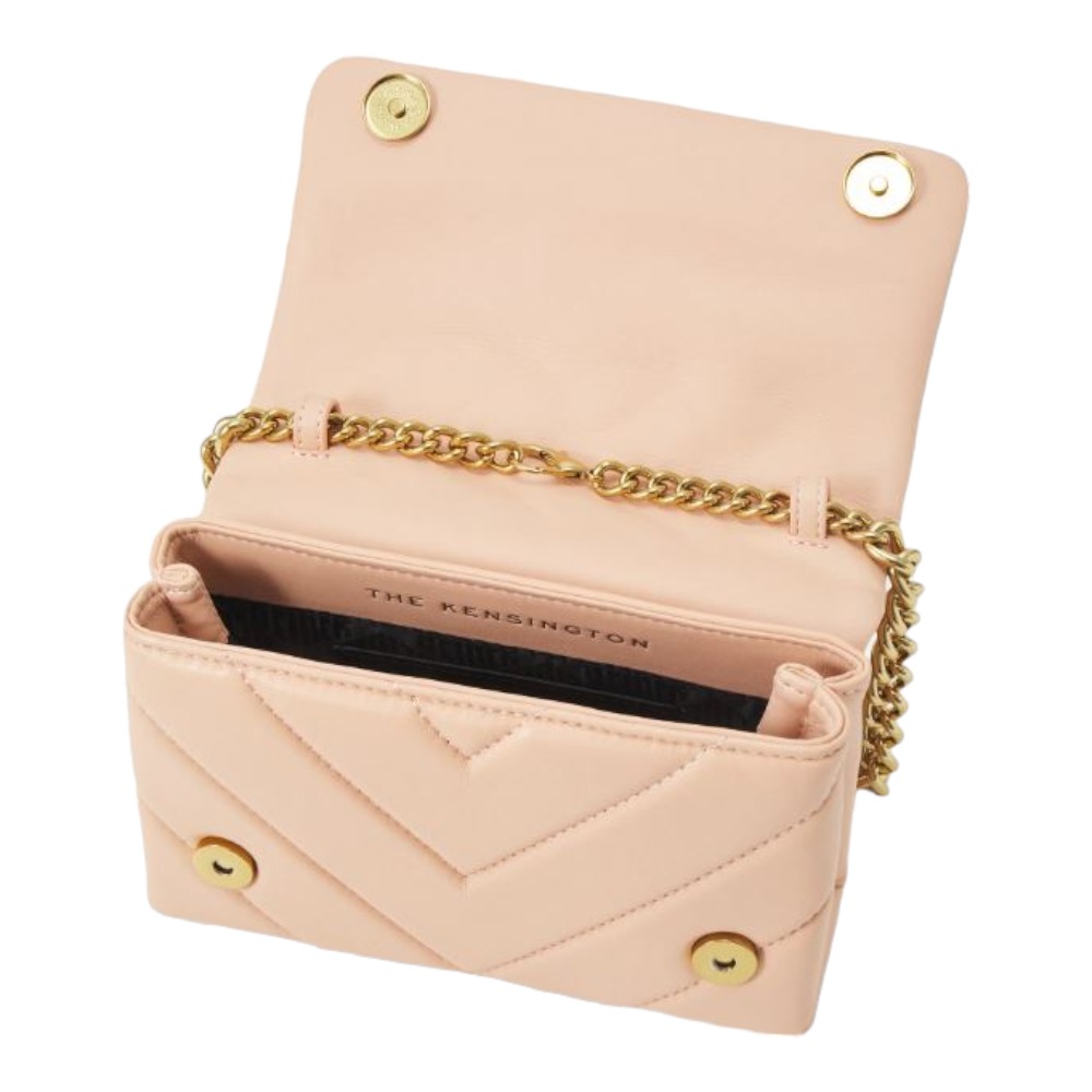 Mini bolso acolchado mujer aguila cadena Kurt Geiger Mini Kensington foto 3