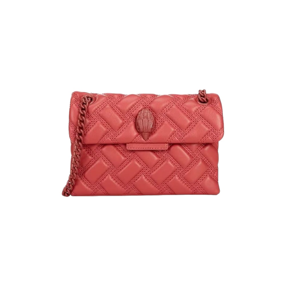 Bolso cruzado cadena Kurt Geiger Mini Kensington Rojo