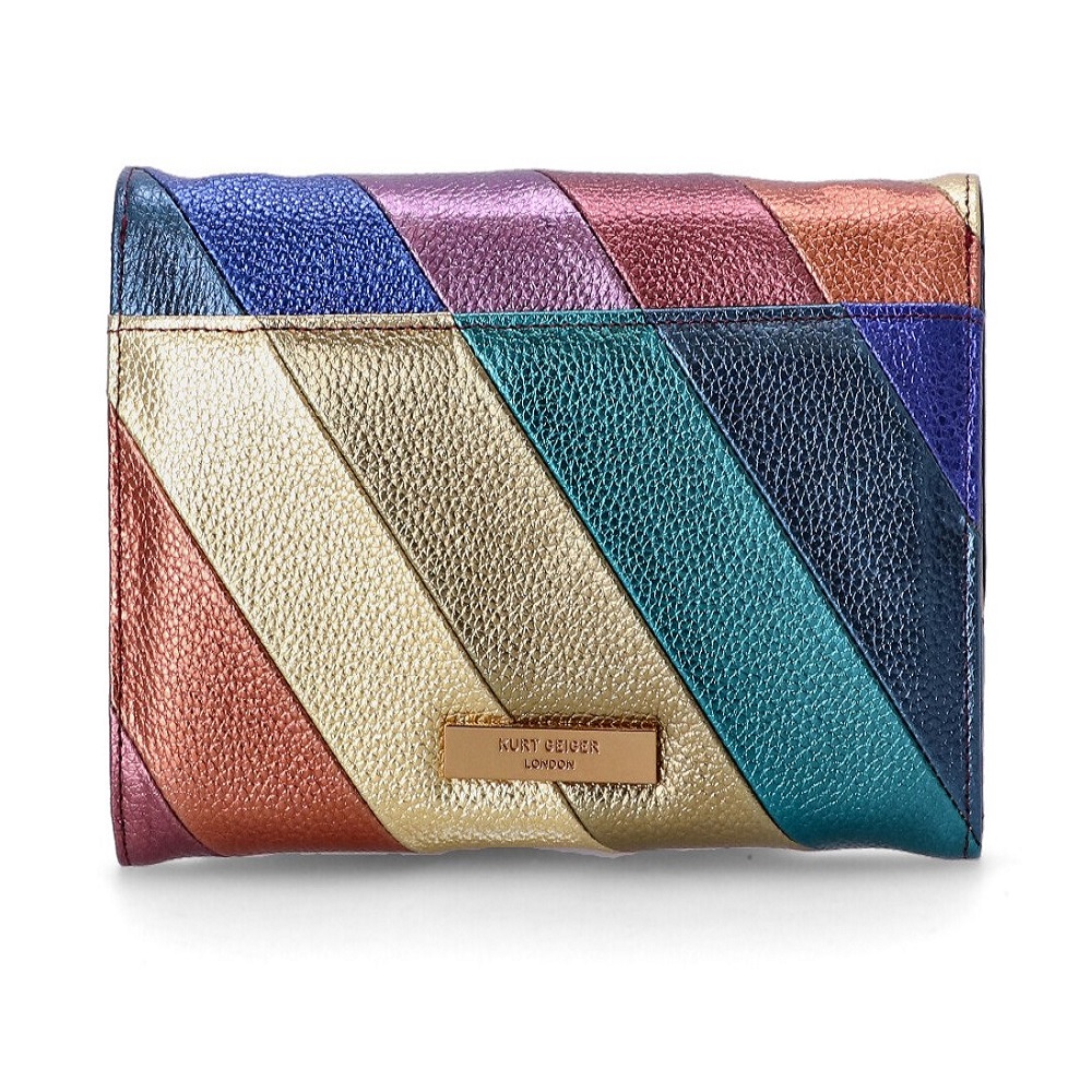 Cartera multicolor mujer cadena Kurt Geiger Wallet on chain foto 2