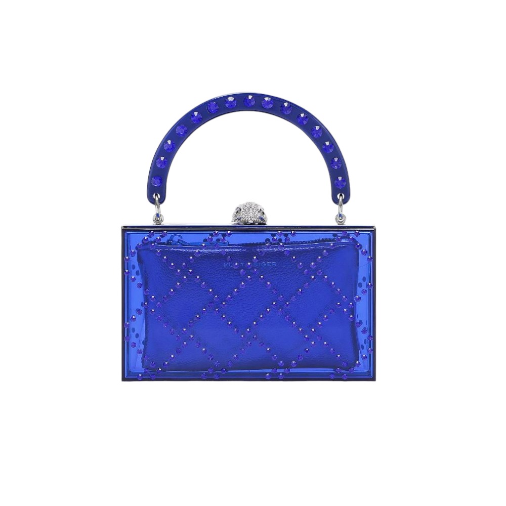 Bolso mano cristal brillo Kurt Geiger Qualtbox Clutc