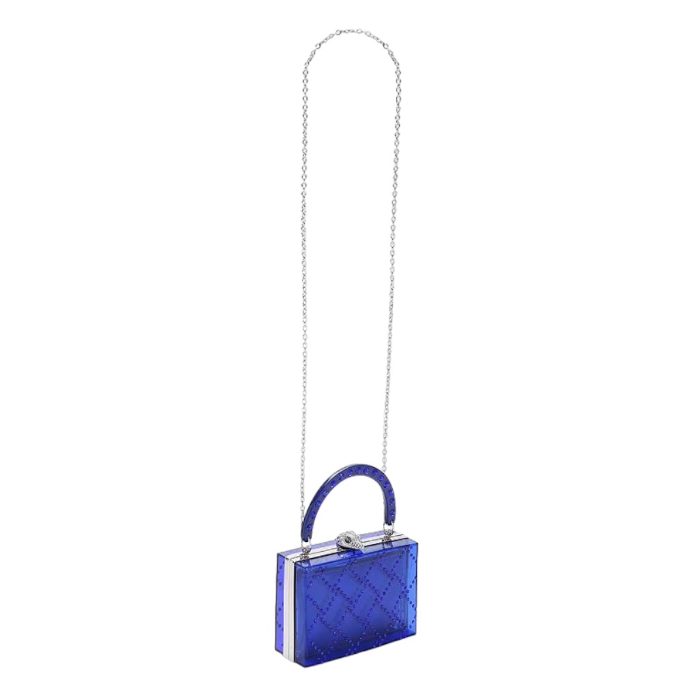 Bolso mano cristal brillo Kurt Geiger Qualtbox Clutc foto 4