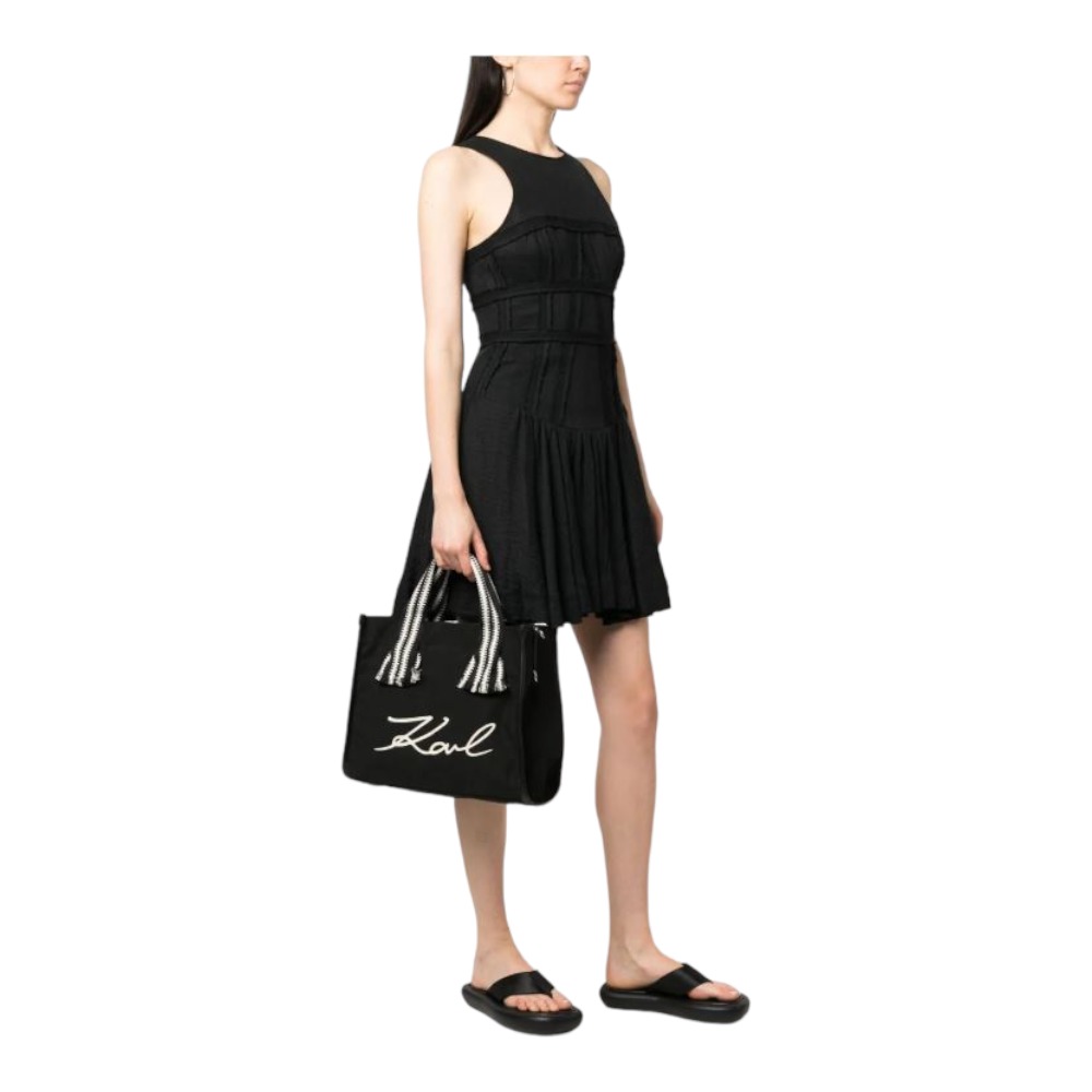 Bolso shopper asas rayas Karl Lagerfeld 231W3069 Bolso shopper asas rayas Karl Lagerfeld 231W3069