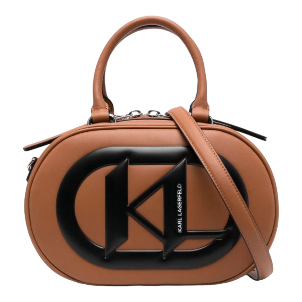 Bolso cuero logo estamapado Karl Lagerfeld 235W3056
