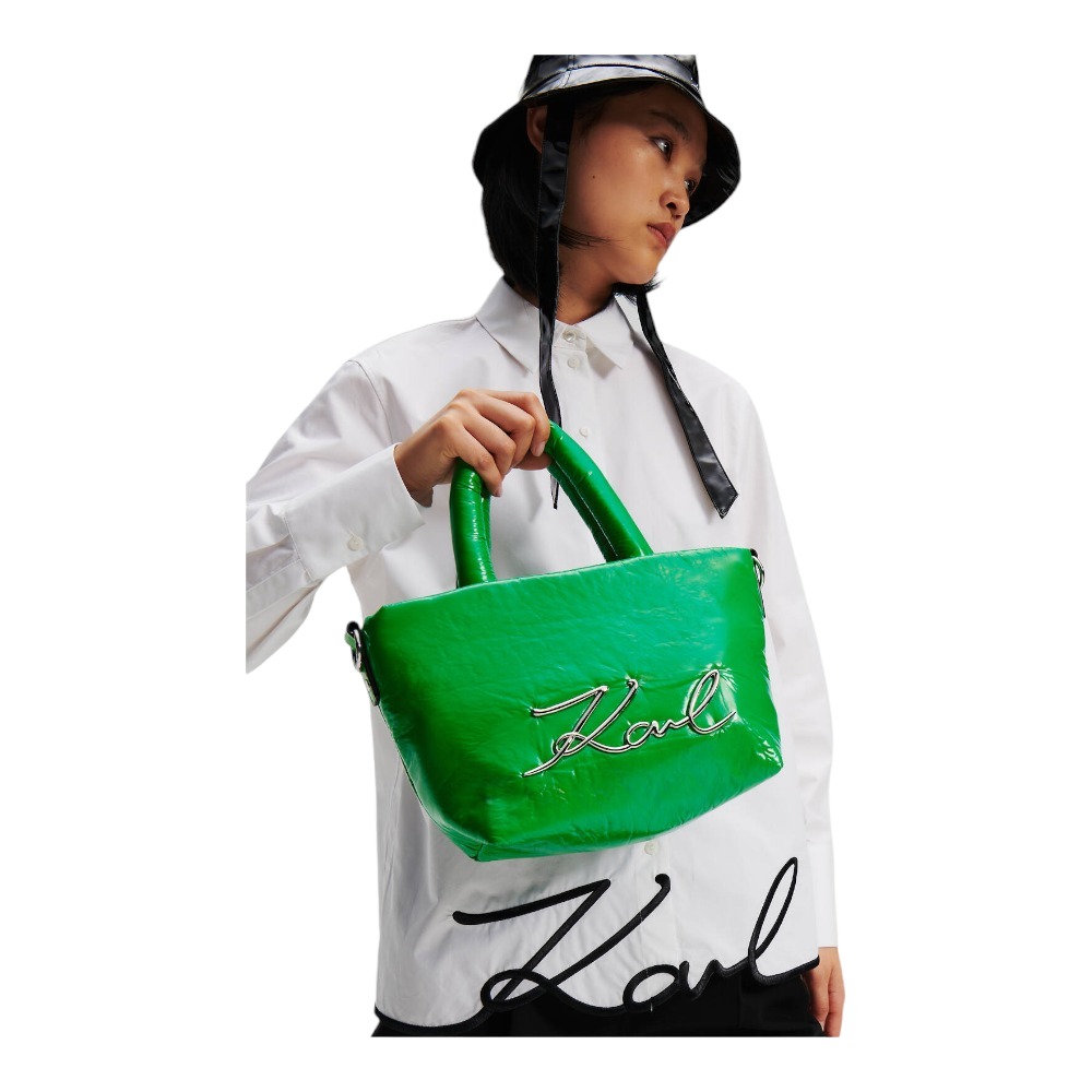 Bolso tote mini acolchado logo Karl Lagerfeld 236W3004 foto 3