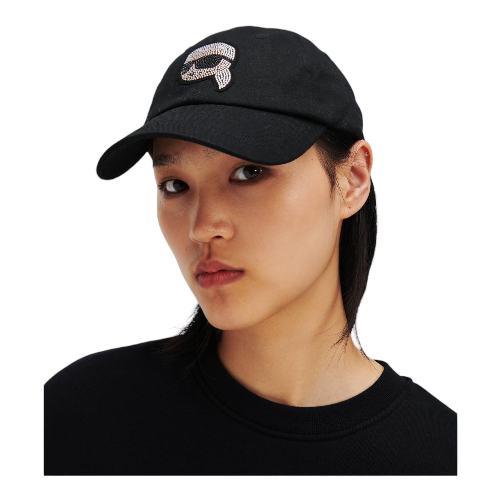 Gorra tela dibujo logo tachas karl Lagerfeld 236W3402 foto 2
