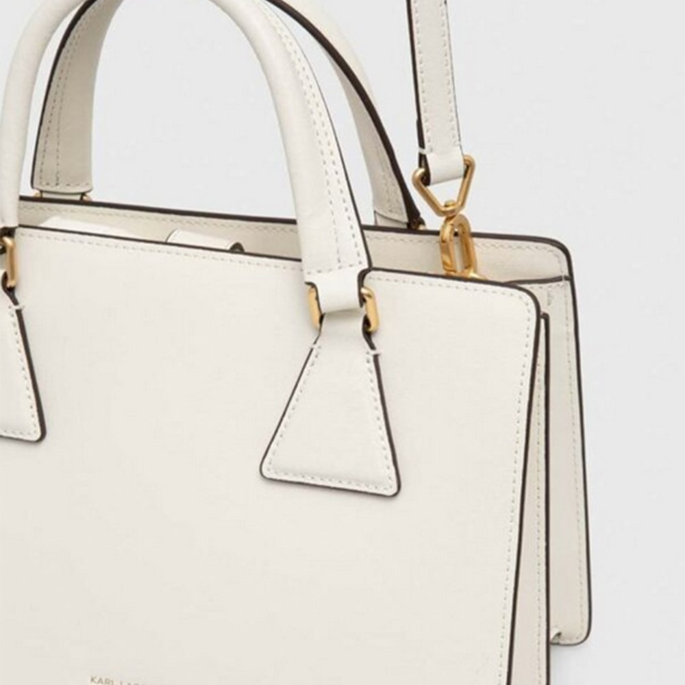 Bolso Tote K/Ikonik Blanco de Karl Lagerfeld - Elegancia Clásica | Gallery Carrile foto 3