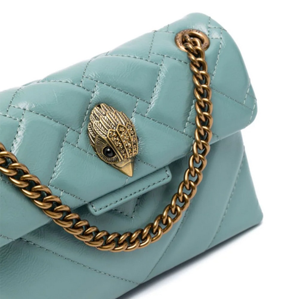 Bolso Kensington Turquesa Acolchado con Cadena de Kurt Geiger | GalleryCarrile foto 3