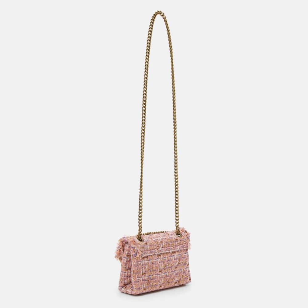 Bolso de Tweed Rosa con Flecos Kurt Geiger | Estilo Chic en Gallery Carrile foto 3