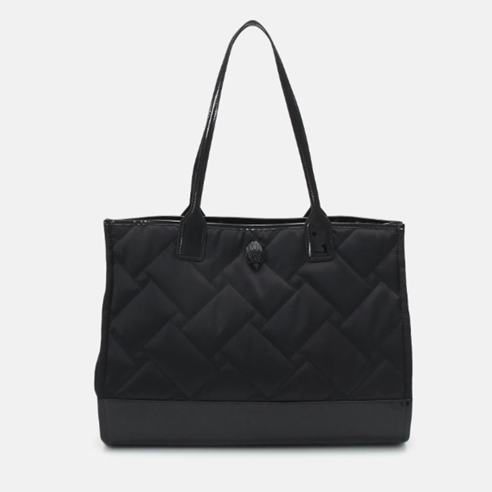 Bolso Nylon Negro Kurt Geiger Recycled Sq Shopper