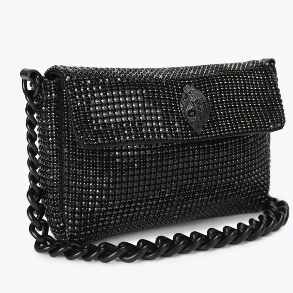 Clutch Malla Pedrería Kurt Geiger Sm Party Soulder