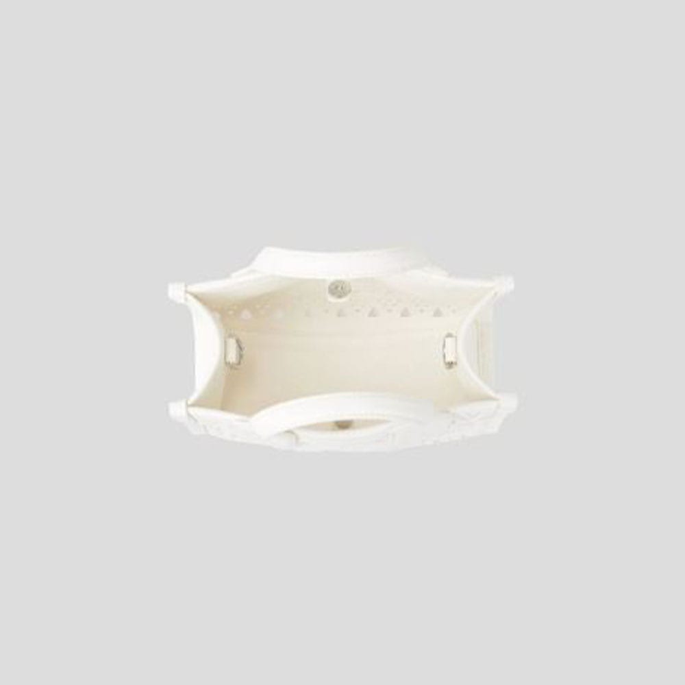 Bolso Tote Karl Lagerfeld Blanco - Elegancia K/Skuare Perforada foto 4