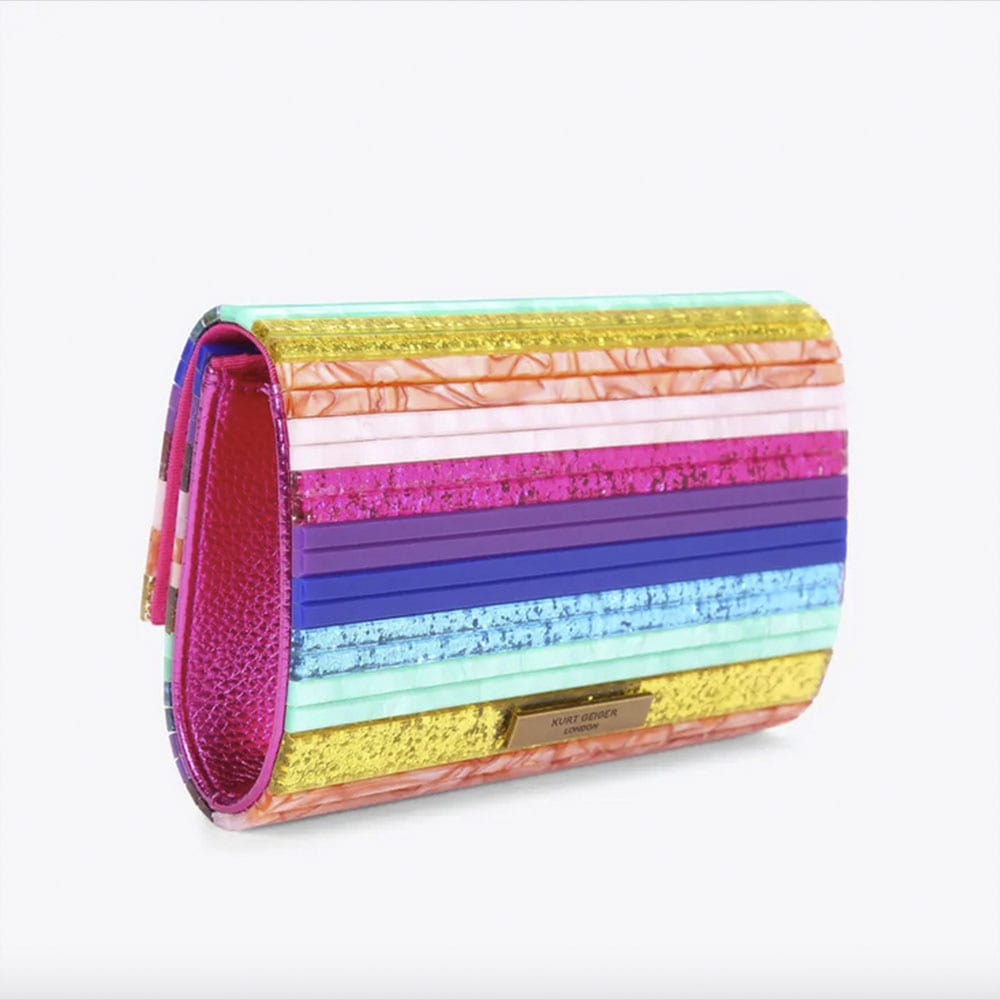 Clutch de Fiesta Rainbow de Kurt Geiger – Añade Color a Tu Elegancia foto 4