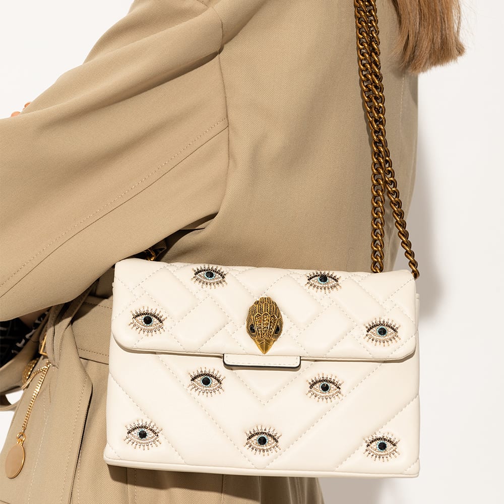 Exclusivo Bolso Bandolera Leather Eyes de Kurt Geiger – Mira el Lujo foto 2