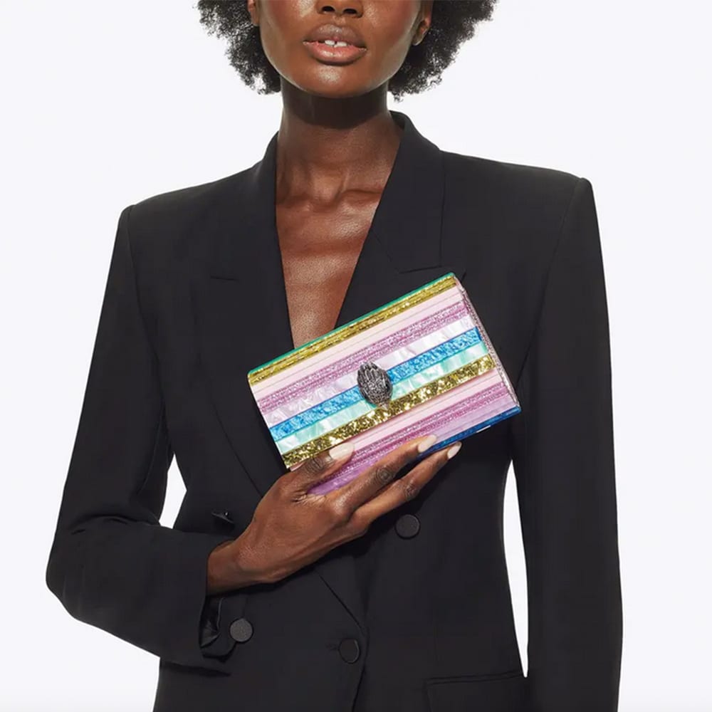 Clutch de Fiesta Multicolor Kurt Geiger – Acento Glamuroso para Toda Ocasión foto 2