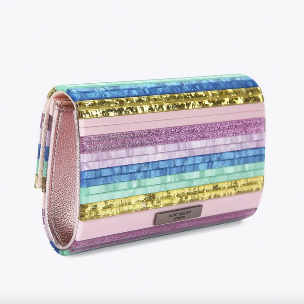 Clutch de Fiesta Multicolor Kurt Geiger – Acento Glamuroso para Toda Ocasión foto 4