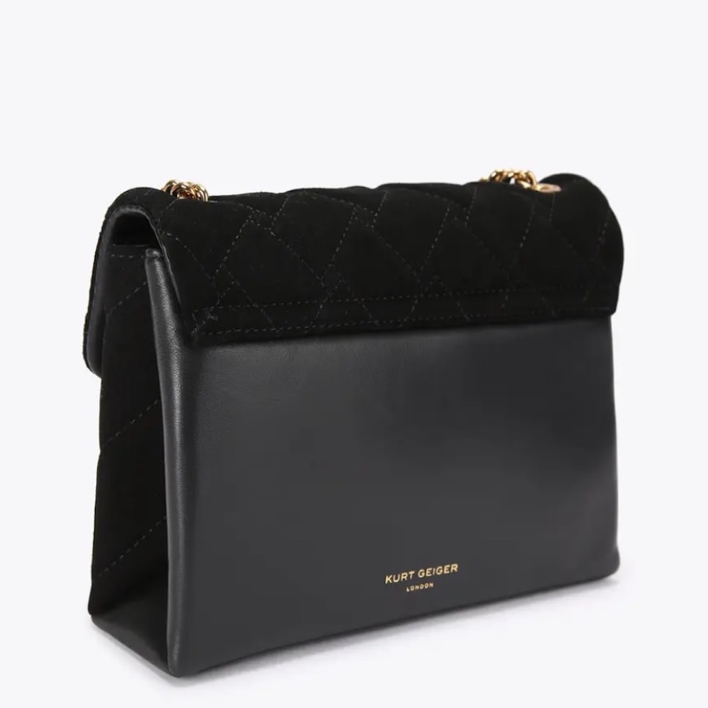 Bolso Kurt Geiger Kensington Negro | Piedras Multicolor | Gallery Carrile foto 4