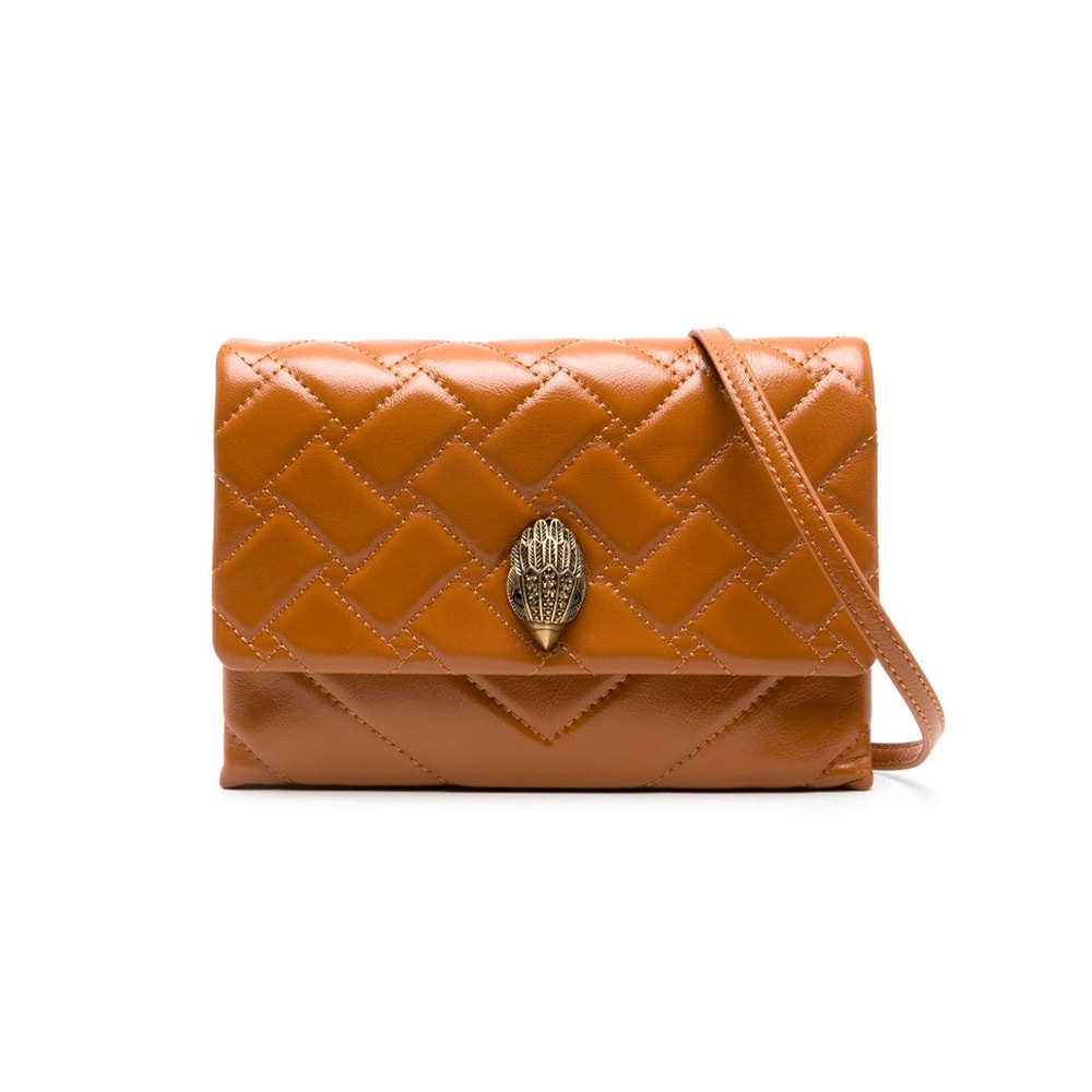 Bolso Cartera Cadena Marrón Kurt Geiger Kensington Duet