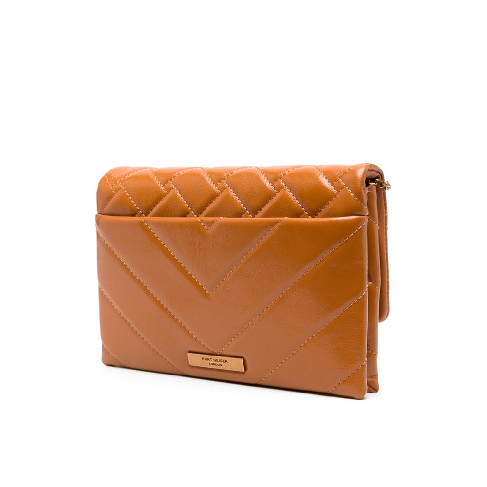 Bolso Kurt Geiger Kensington Acolchado Marrón | Estilo y Elegancia en Gallery Carrile foto 3