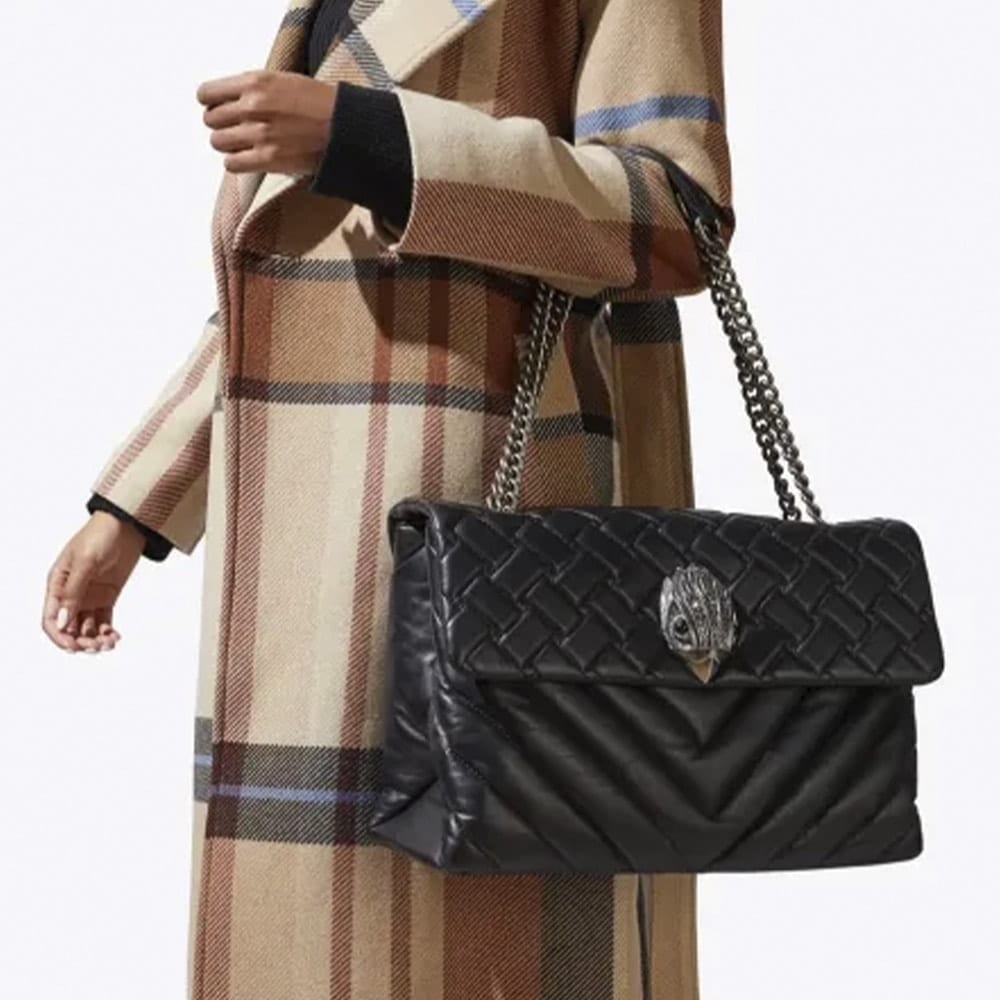 Bolso Kurt Geiger Kensington negro acolchado | Gallery Carrile foto 2