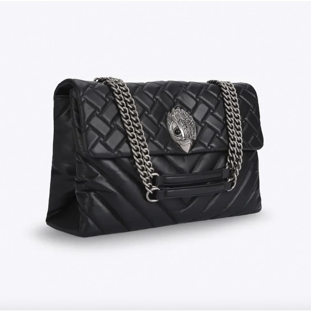Bolso Kurt Geiger Kensington negro acolchado | Gallery Carrile foto 3