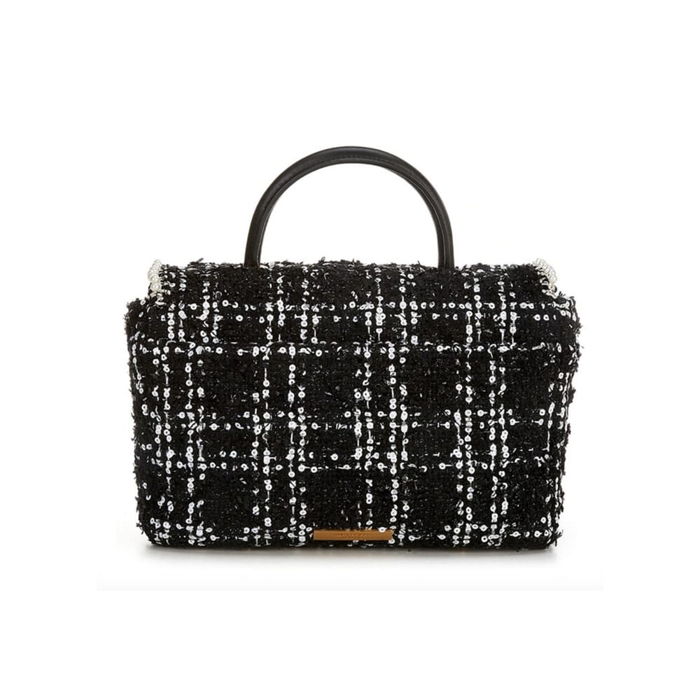 Bolso Kurt Geiger Mini Kensington de Tweed con Lentejuelas - Estilo Sofisticado foto 3
