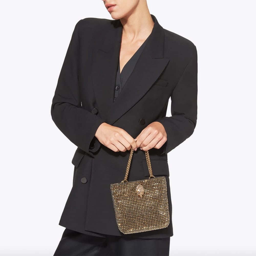 Bolso Kurt Geiger Mini Oro con Cadena Dorada - Glamour y Estilo | Gallery Carrilé foto 2